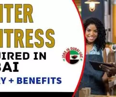 Waiter/Waitress Required in Dubai