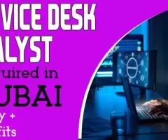 Service Desk Analyst Required in Dubai