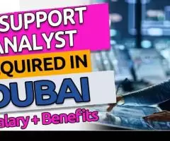 IT Support Analyst Required in Dubai