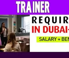 Trainer Required in Dubai