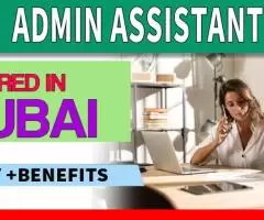 Admin Assistant Required in Dubai