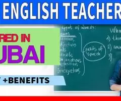 English Teacher Required in Dubai