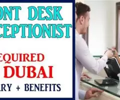 Front Desk Receptionist Required in Dubai