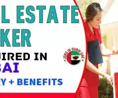 Real Estate Broker Required in Dubai