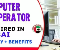 Computer Operator Required in Dubai