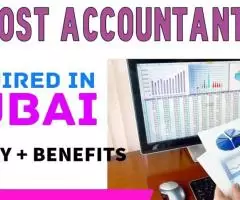 Cost Accountant Required in Dubai