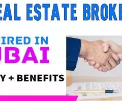 Real Estate Broker Required in Dubai