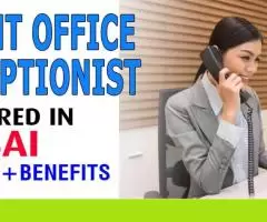 Front Office Receptionist Required in Dubai