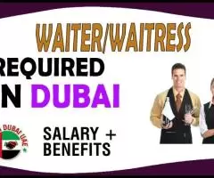 Waiter/Waitress Required in Dubai