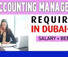 Accounting Manager Required in Dubai