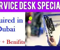 IT Service Desk Specialist Required in Dubai