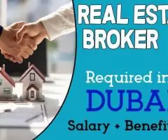 Real Estate Broker Required in Dubai