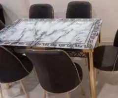 brand new dinning table with chairs