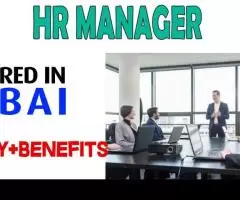 Human Resources Manager Required in Dubai