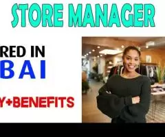 Store Manager Required in Dubai