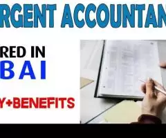 Urgent Accountant Required in Dubai