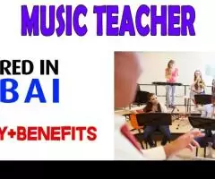 Music Teacher Required in Dubai