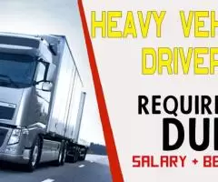 Heavy vehicle Drivers Required in Dubai