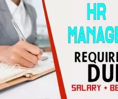 HR Manager Required in Dubai