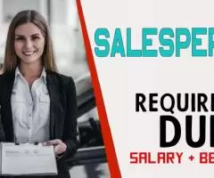 Salesperson Required in Dubai