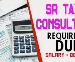 Senior Tax Consultant Required in Dubai