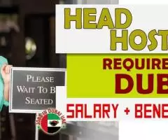 Head Hostess Required in Dubai