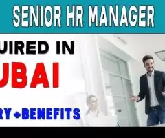 Senior HR Manager Required in Dubai