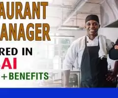 Restaurant Manager Required in Dubai