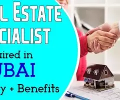 Real Estate Specialist Required in Dubai