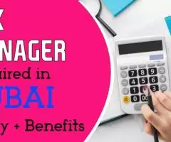 Tax Manager Required in Dubai