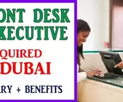 Front Desk Executive Required in Dubai