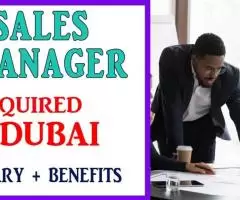 Sales Manager Required in Dubai