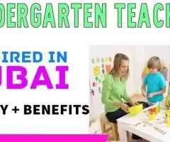 Kindergarten Teacher Required in Dubai