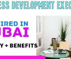 Business Development Executive Required in Dubai