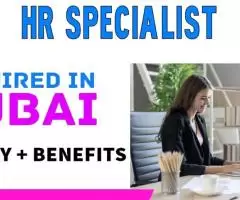 Human Resources Specialist Required in Dubai