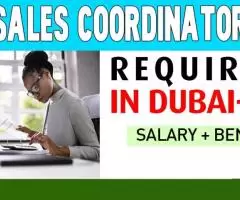 Sales Coordinator Required in Dubai