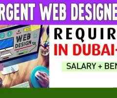 Urgent Web Designer Required in Dubai