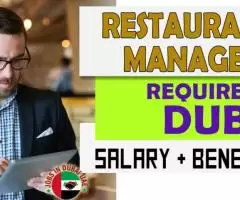 Restaurant Manager Required in Dubai