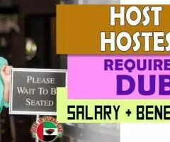 Host / Hostess Required in Dubai