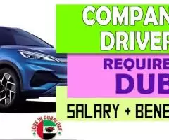 Company Driver Required in Dubai