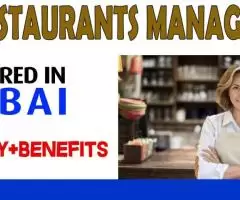 Restaurants Manager Required in Dubai