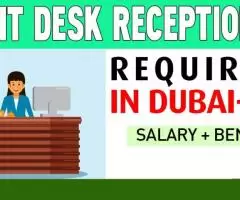 Front Desk Receptionist Required in Dubai