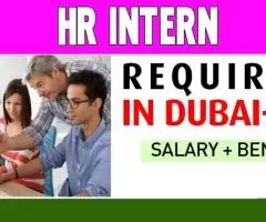 HR Intern Required in Dubai