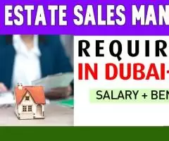 Real Estate Sales Manager Required in Dubai