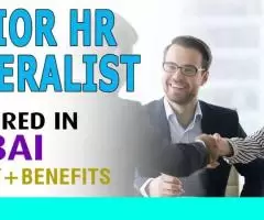 Junior HR Generalist Required in Dubai