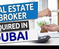 Real Estate Broker Required in Dubai