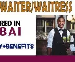 Waiter/Waitress Required in Dubai