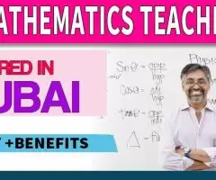 Mathematics Teachers Required in Dubai