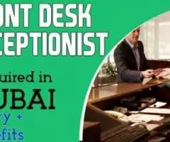 Front Desk Receptionist Required in Dubai