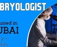 Embryologist Required in Dubai